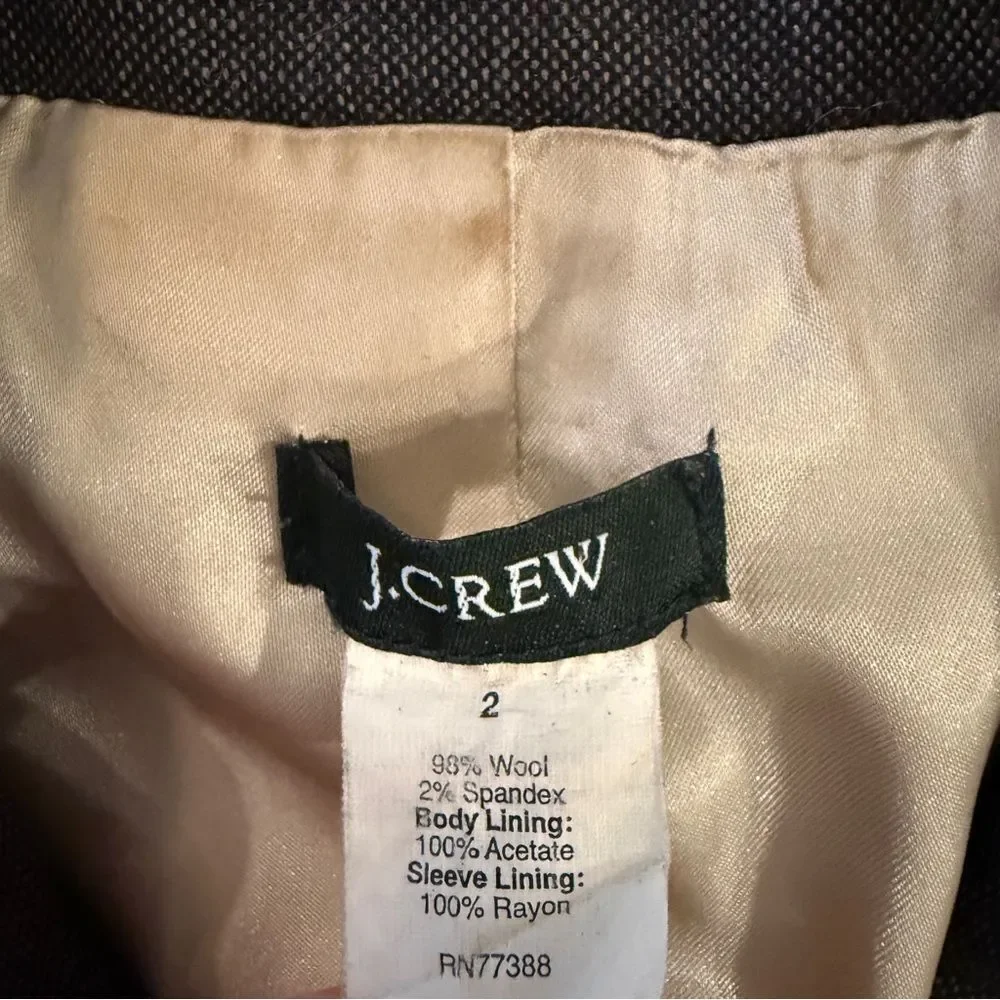 J. Crew Wool Schoolboy Blazer